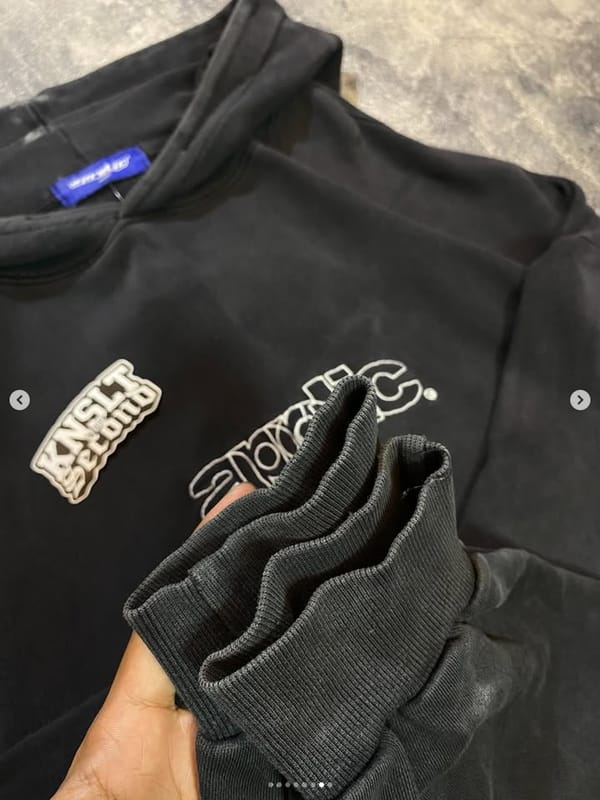 Hoodie Washed Pigment Aprotic, foto 7