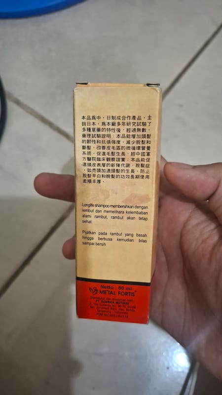Shampo Metal Fortis, foto 2