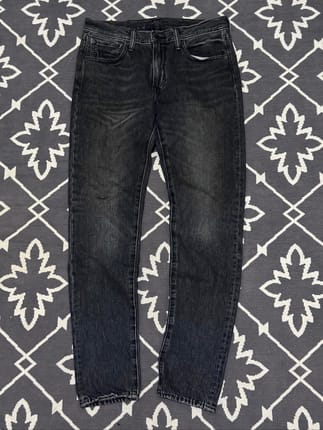 Celana Jeans Levis 512 taper slim black wash Original