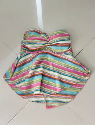 Thrift Tube Top Bangkok crochet