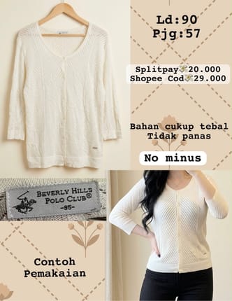 Atasan wanita polo