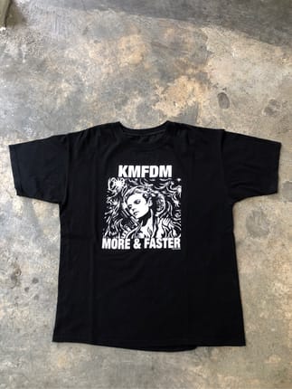 Vintage 2005 KMFDM-Rip the System T shirt