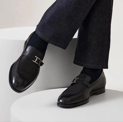 (Retail 25jt+) Hermes Monterey loafer size 40