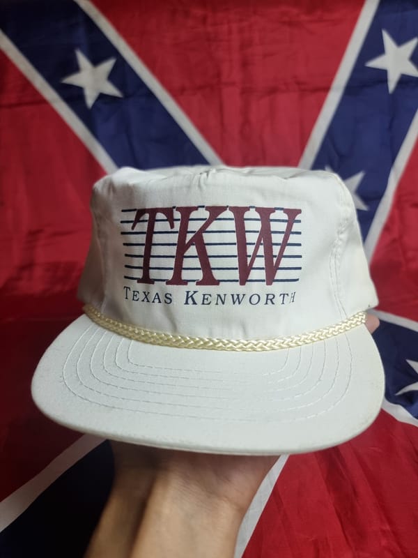 Vintage Ropehat TKW Texas kenworth white, foto 2