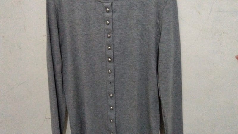 cardigan minimalis rib, foto 4