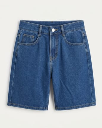 Jorts Dark Blue Denim | Jeans Pendek Biru Tua
