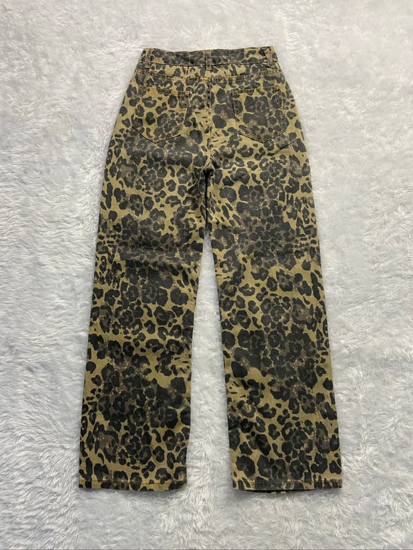 Leopard 🐆 Baggy jeans pants, foto 5