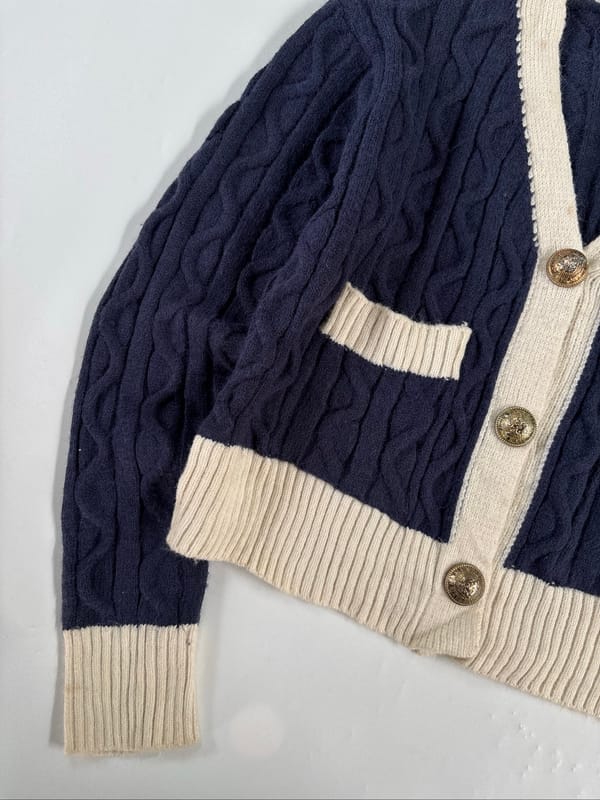 Cardigan Gemoy Cable Pattern AH6, foto 3