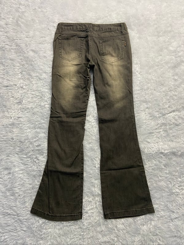 Unionbay mudwashed lowrise flare jeans, foto 6