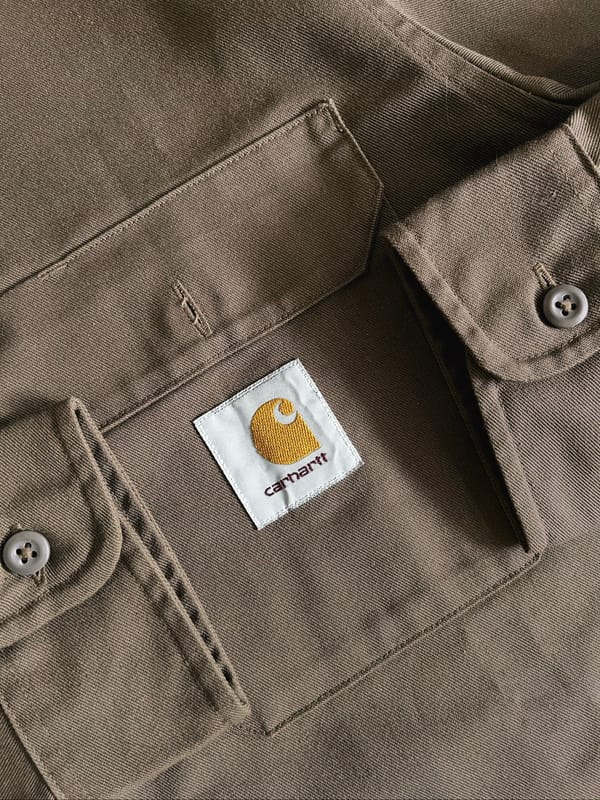 Carhartt WIP L/S Master Shirt - Brown, foto 3