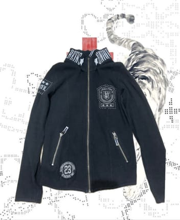 high neck jacket zipper