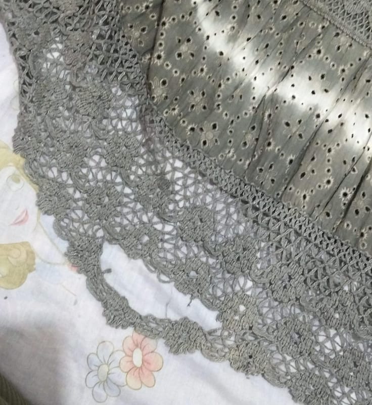 Lacy grey maxi skirt, foto 3