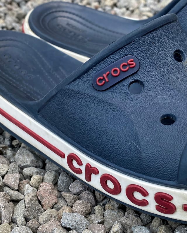 SANDAL CROCS BAYABAND SLIDE TAUPER NAVY, foto 2