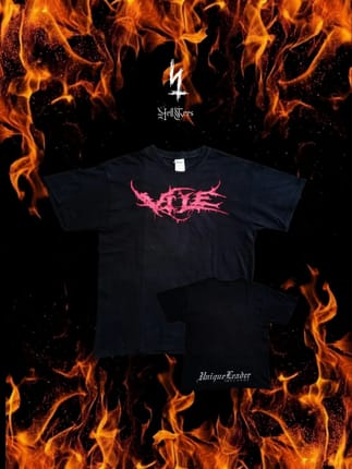 🔥 Band Tee | Vintage VILE Death Metal Logo Tee