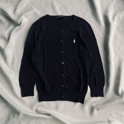 Cardigan Knit Polo RL