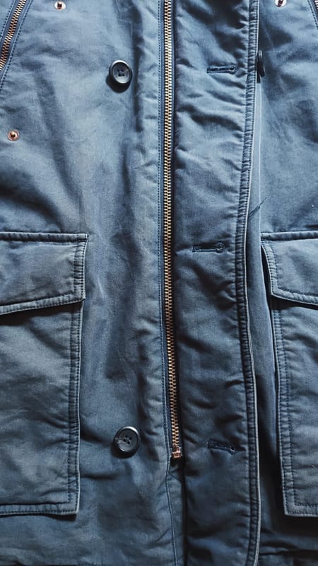 Winter parka canvas evisu, foto 5