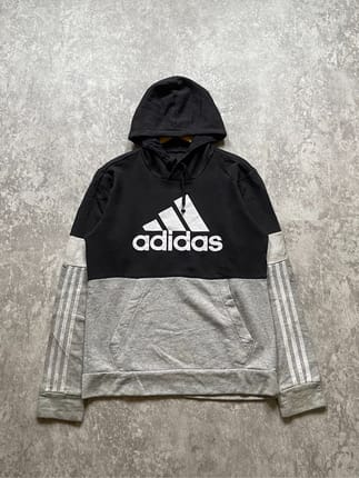 Adidas Big Logo Two Color Hoodie