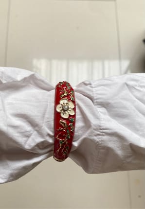 Vintage Red Gold Bangle