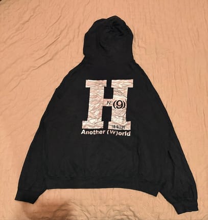 Number (N)ine 2000s Bootleg Foil Zip Hoodie