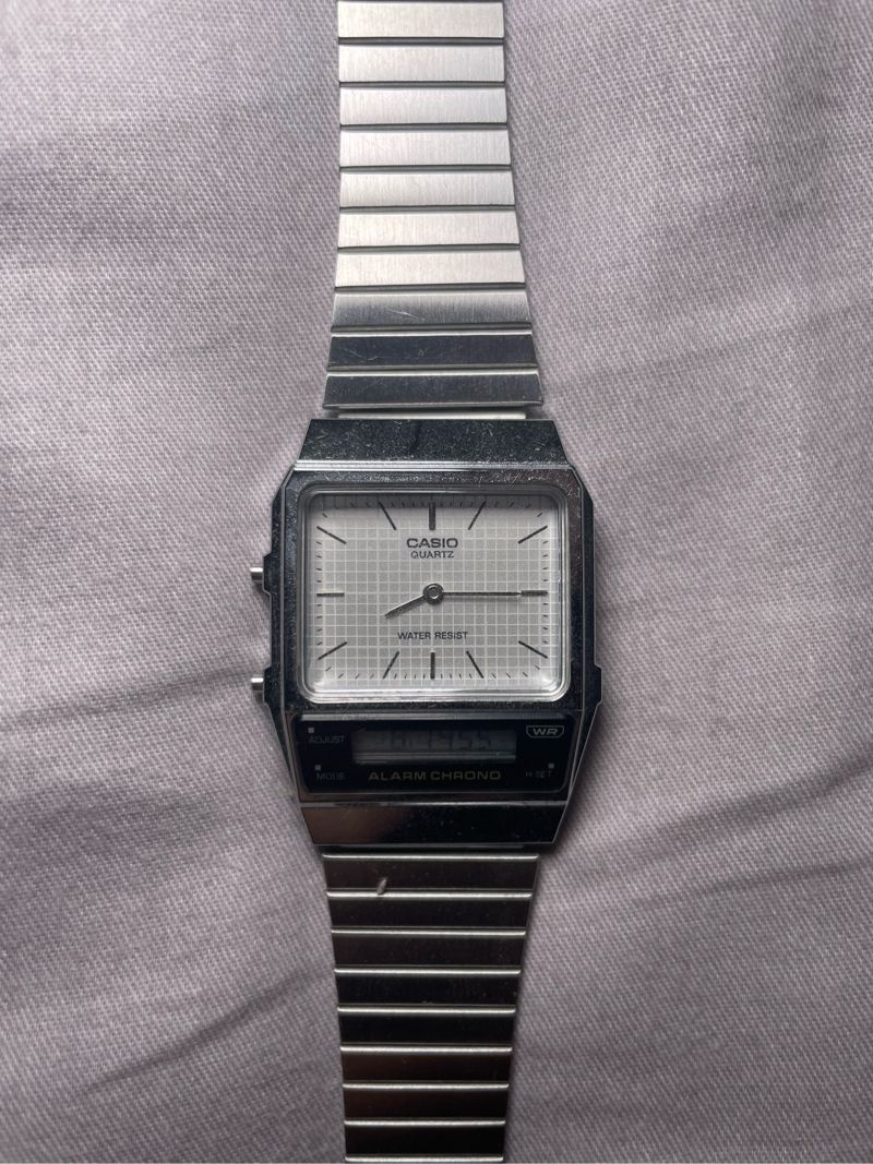 Casio Vintage Luxury Pria silver, foto 2