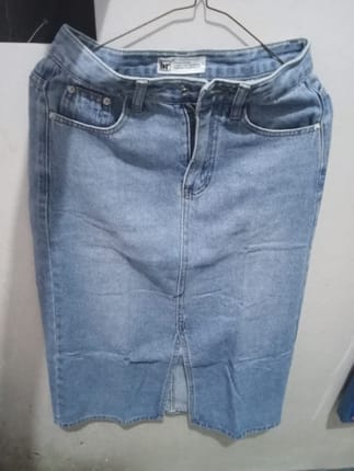Rok jeans midi