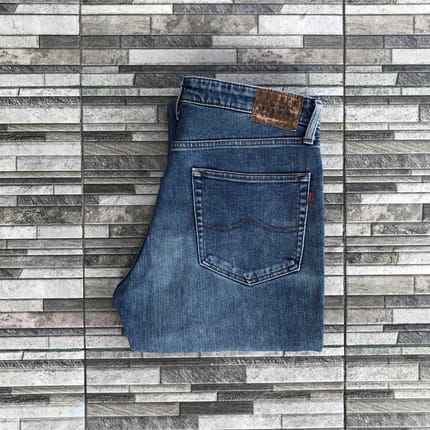 BOBSON CHESSKING JAPAN STARAIGHT FIT BLUE WASHED JEANS