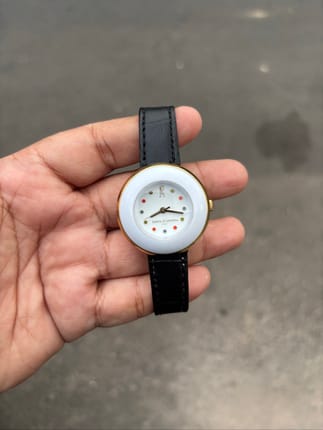 JAM TANGAN ROBERTA DI CAMERINO ANALOG WHITE DIAL VINTAGE