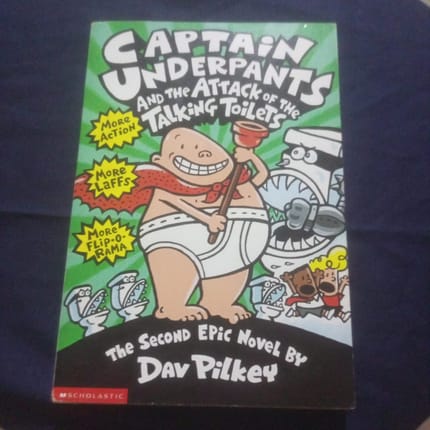 Komik captain underpants and the attack..