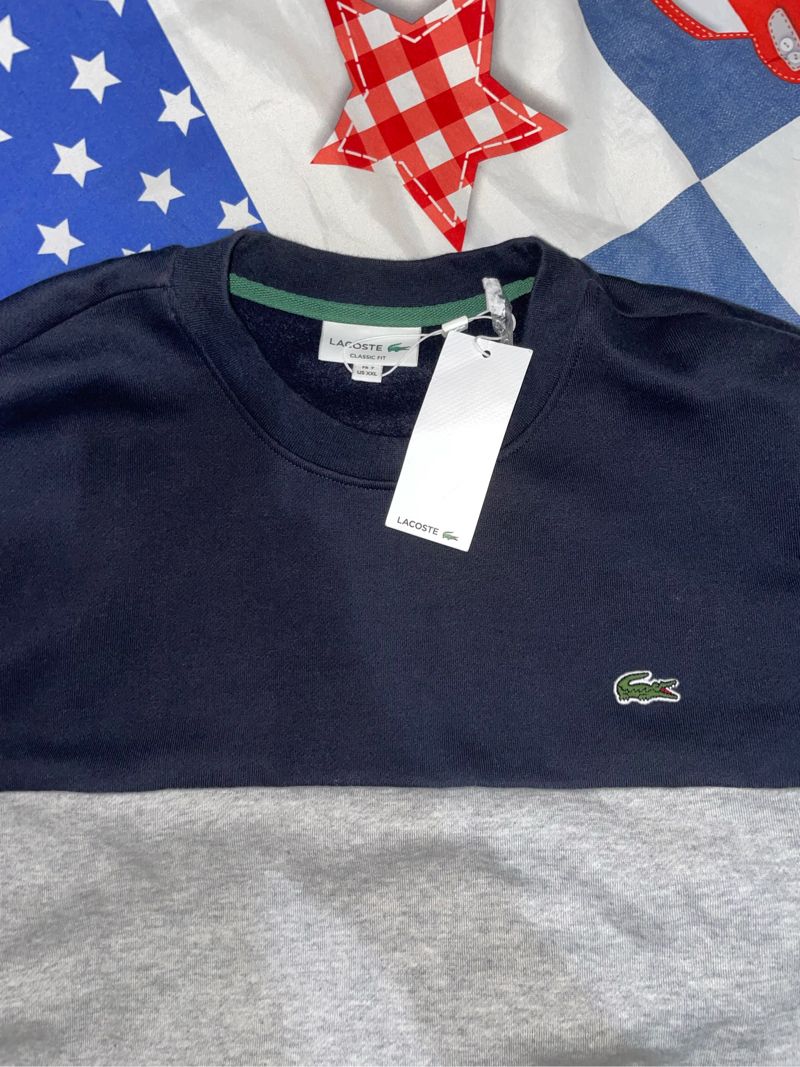 Lacoste Casual Sweatshirt Pria navy gray, foto 3