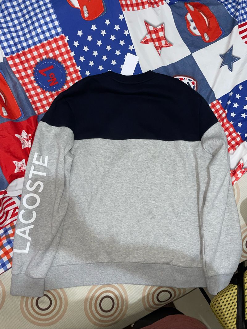 Lacoste Casual Sweatshirt Pria navy gray, foto 2