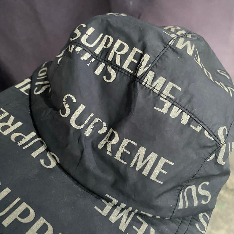 Supreme 3M reflective repeat camp 5 panel hat, foto 4