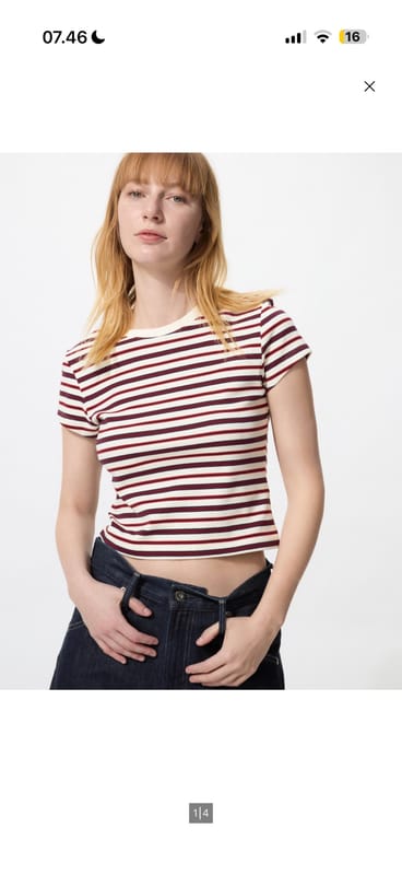 uniqlo striped top, foto 3