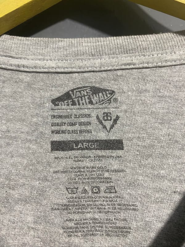 Vans Off The Wall Aop Grey T-Shirt, foto 7