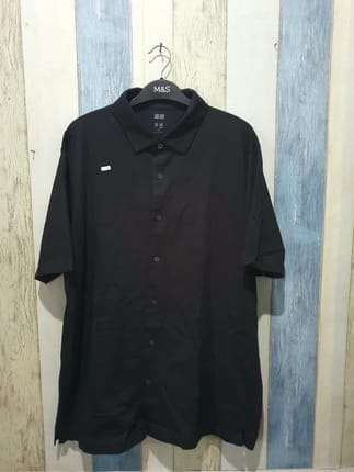 Kemeja Uniqlo Airism Black