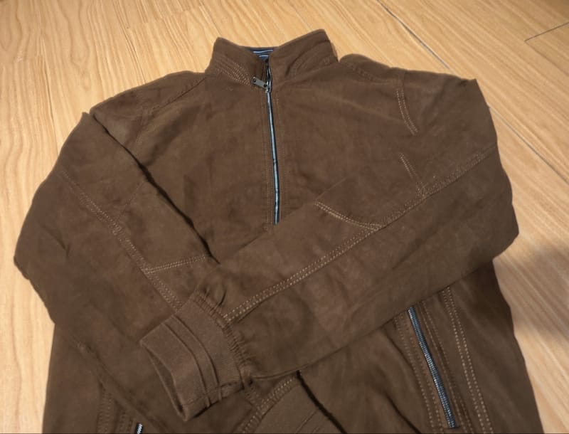 Jaket Zara man suede, foto 3