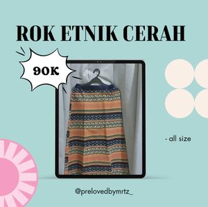 Batik Wanita navy orange