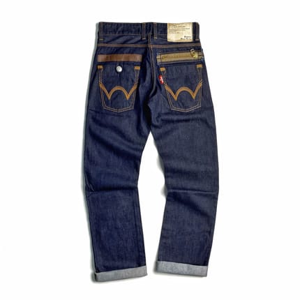 Minimalist Indie Jeans Pria blue