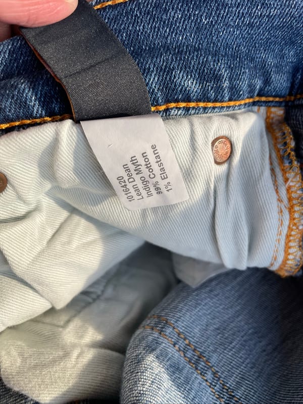 Nudie jeans lean dean indigo myth, foto 8