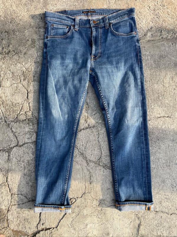 Nudie jeans lean dean indigo myth, foto 4