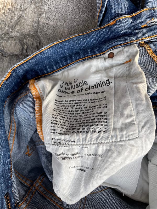 Nudie jeans lean dean indigo myth, foto 10