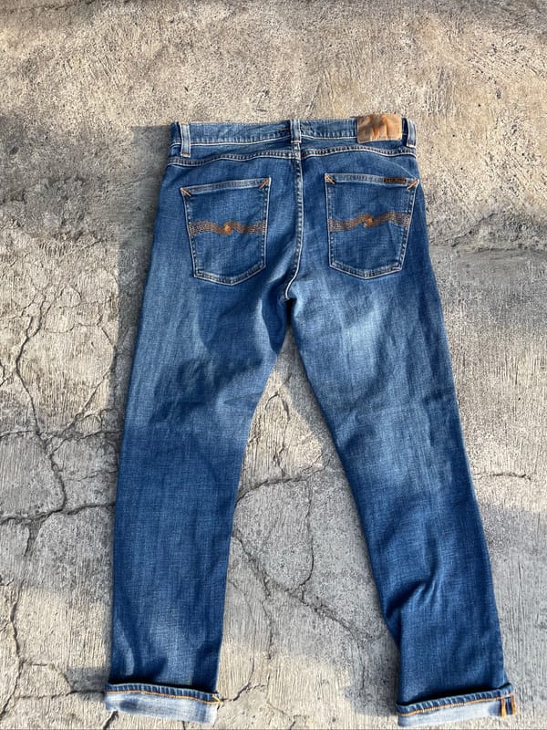 Nudie jeans lean dean indigo myth, foto 3