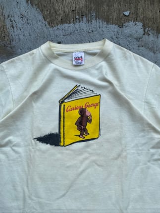TSHIRT VINTAGE CURIOUS GEORGE 1996