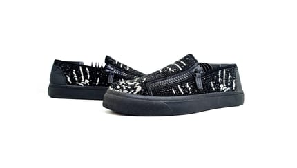 GIUSEPPE ZANOTTI 'franky ' slip-on with double zipper
