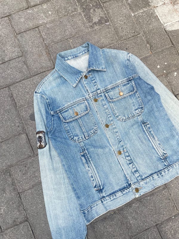 quik silver denim jacket patch logo, foto 4