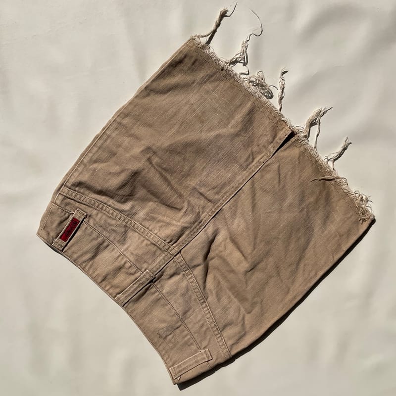 Brown Denim Skirt, foto 4