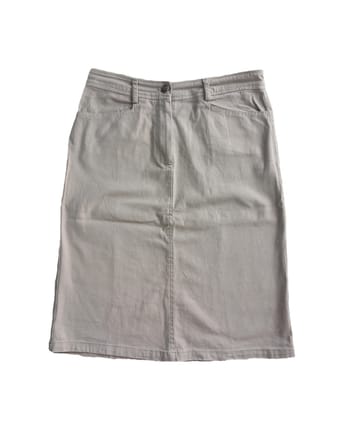 Denim Pencil Skirt