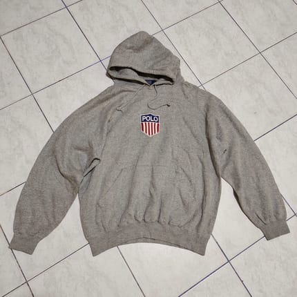 polo ralph lauren kswiss vintage hoodie