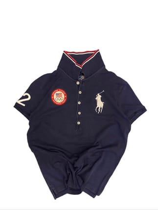 RALPH LAUREN BIG PONNY LONDON OLYMPIC US 2012 TEAM POLO BOXY