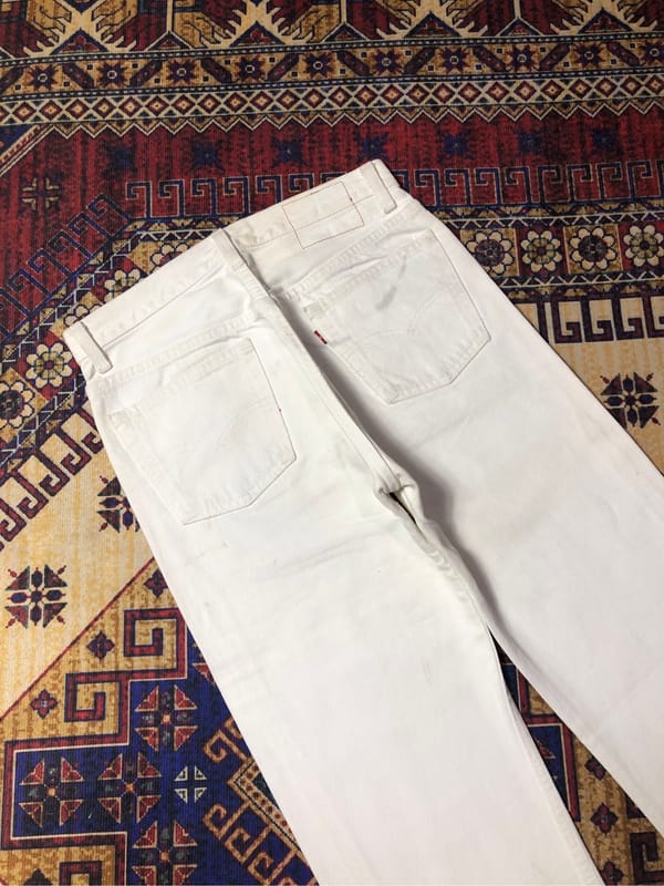 Vintage Levis 501 White., foto 6
