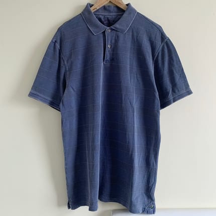BARBOUR Laundryman Polo Shirt Faded Blue